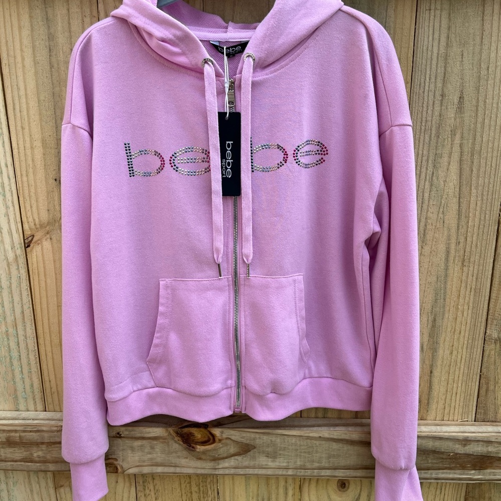 Bebe Sport Light Pink Hoodie